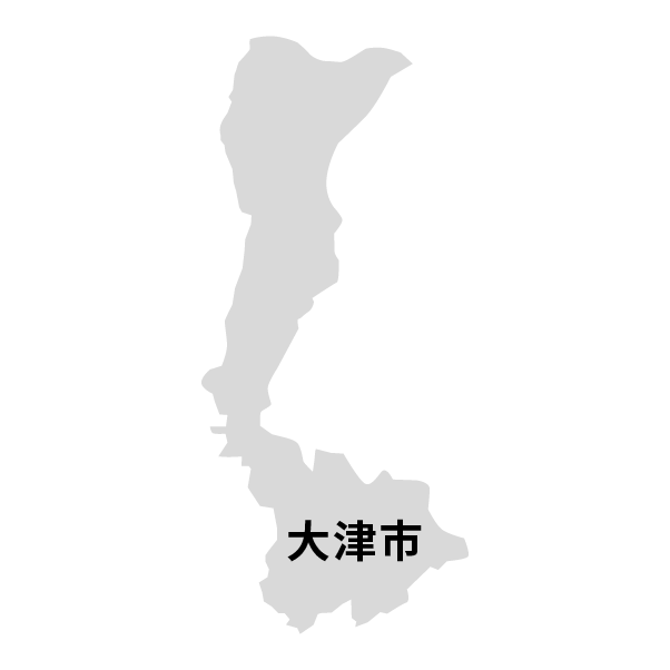 滋賀県大津市の地図