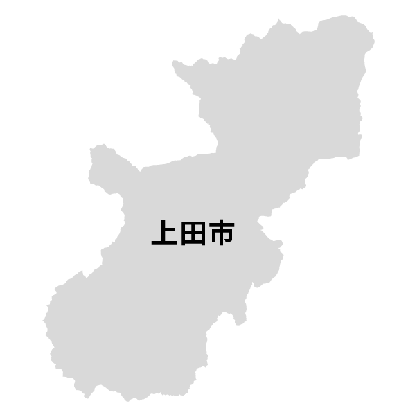 長野県上田市の地図