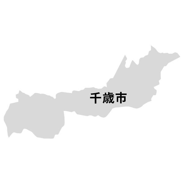 北海道千歳市の地図