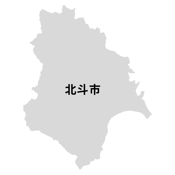 北海道北斗市の地図