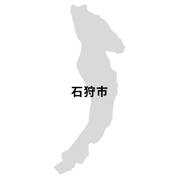 北海道石狩市の地図