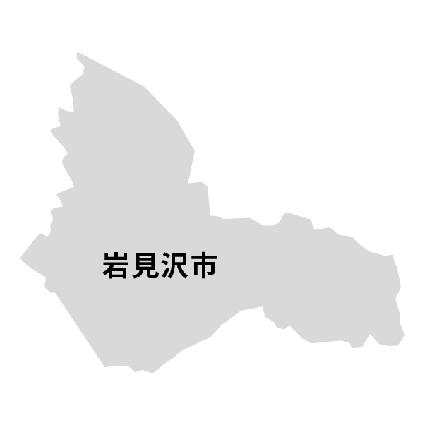 北海道岩見沢市の地図