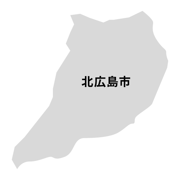 北海道北広島市の地図