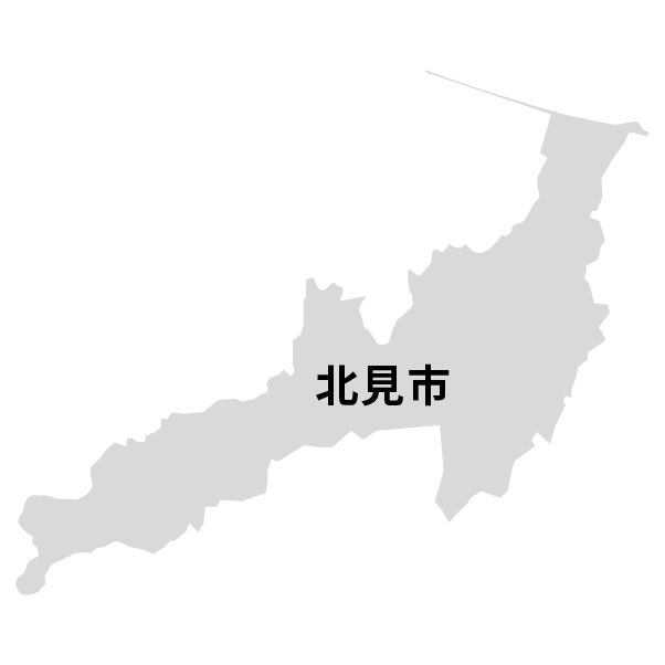 北海道北見市の地図
