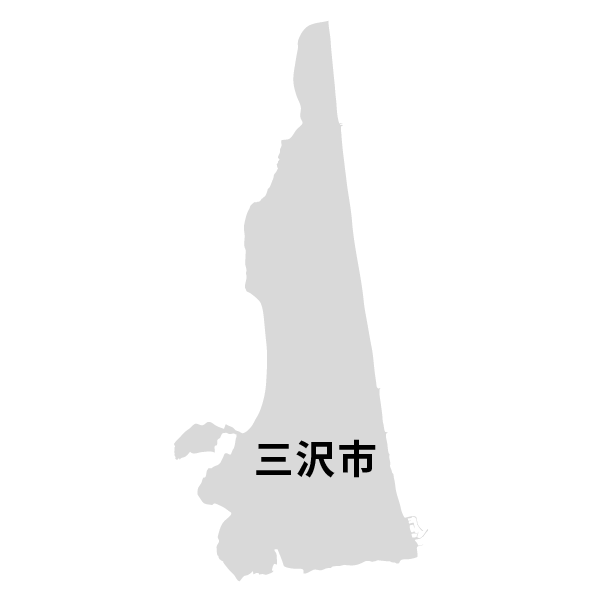 青森県三沢市の地図