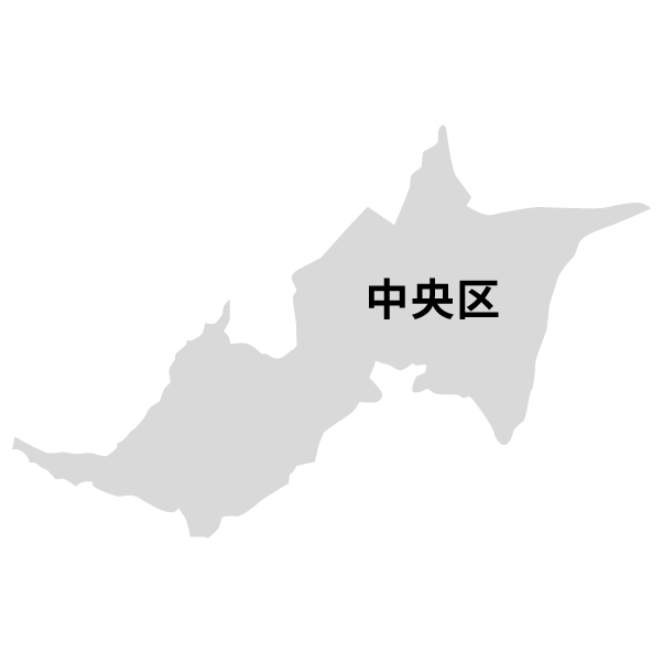 北海道札幌市中央区の地図