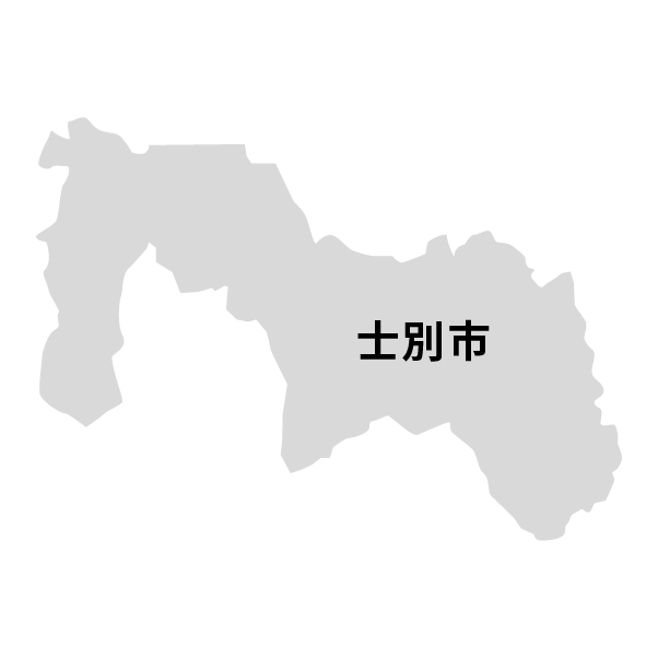 北海道士別市の地図