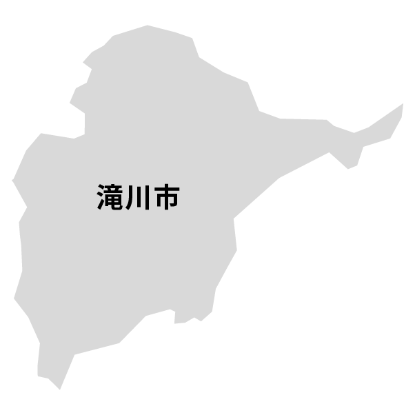 北海道滝川市の地図