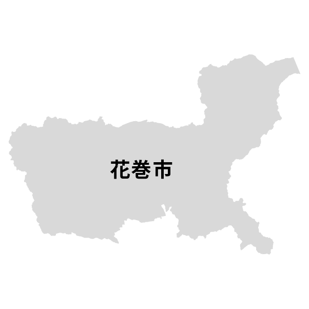 岩手県花巻市の地図