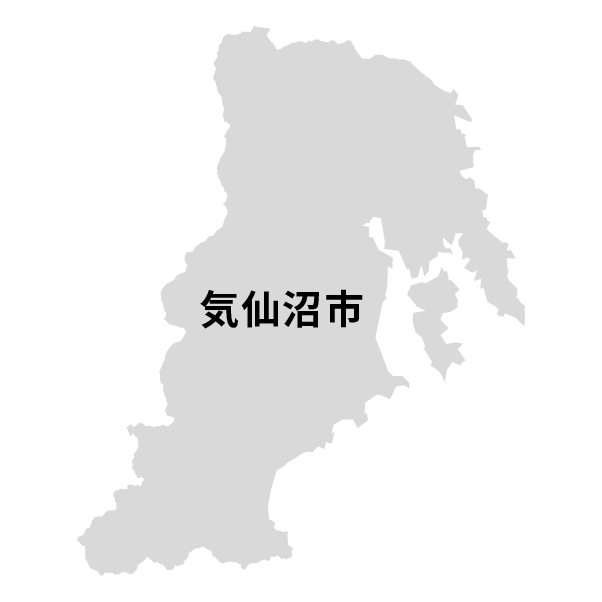 宮城県気仙沼市の地図