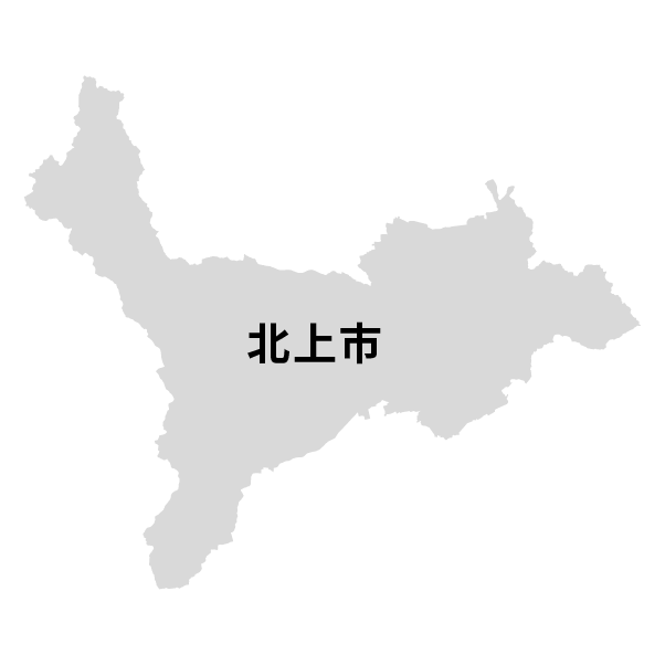 岩手県北上市の地図