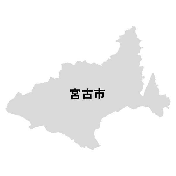 岩手県宮古市の地図