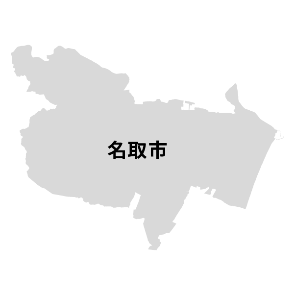 宮城県名取市の地図