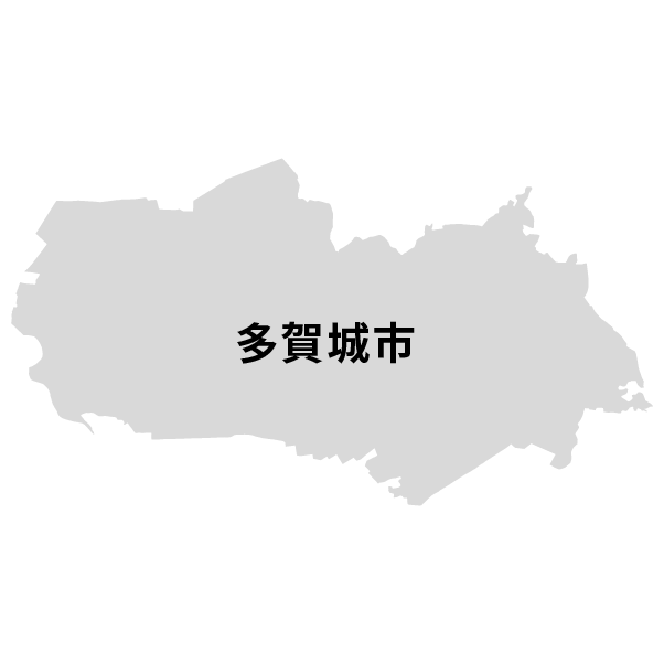 宮城県多賀城市の地図
