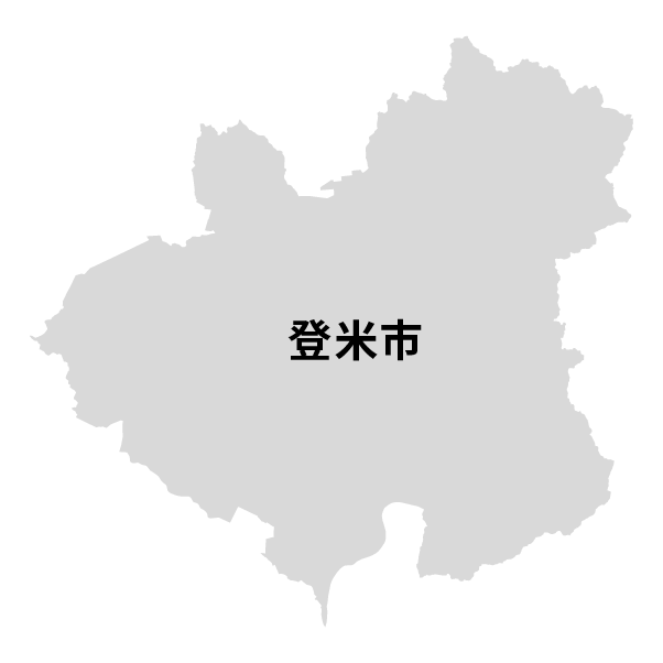 宮城県登米市の地図