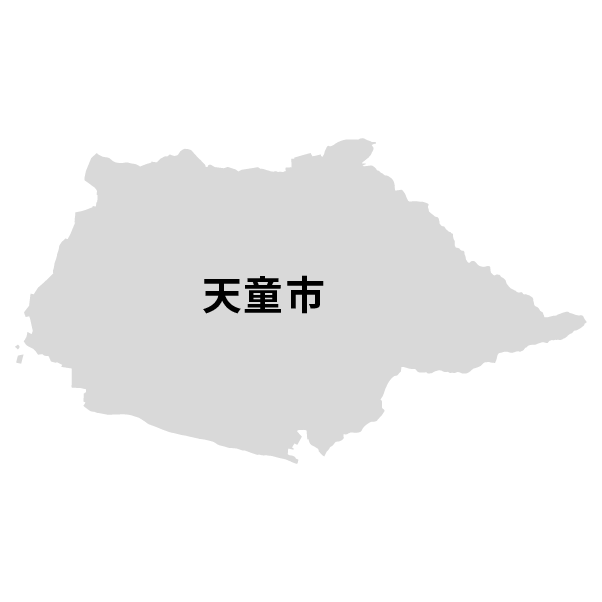 山形県天童市の地図