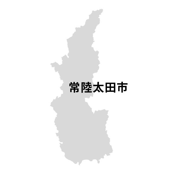 茨城県常陸太田市の地図