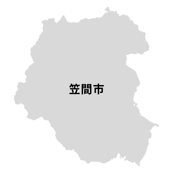 茨城県笠間市の地図