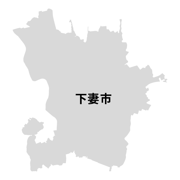 茨城県下妻市の地図