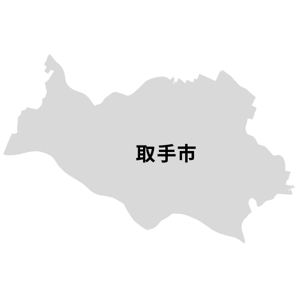 茨城県取手市の地図