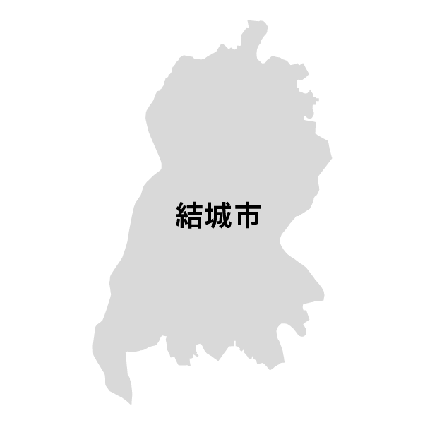 茨城県結城市の地図